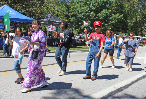Japanese community in the Parade of Flags on One World Day 2025