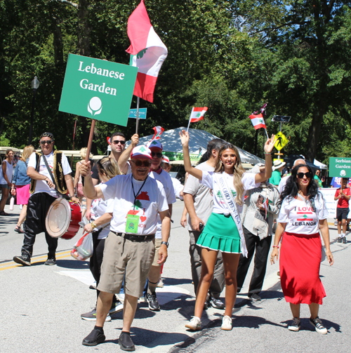 Lebanese Cultural Garden in Parade of Flags on One World Day 2025