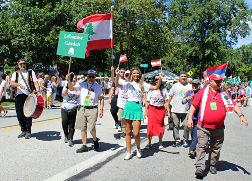 Lebanese Cultural Garden in Parade of Flags on One World Day 2025