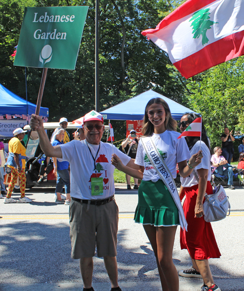 Lebanese Cultural Garden in Parade of Flags on One World Day 2025
