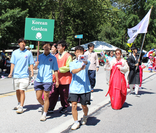 Korean Cultural Garden in the Parade of Flags on One World Day 2025