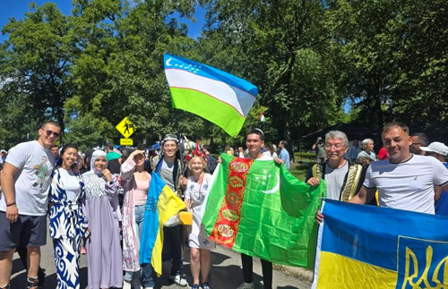 Uzbek Cultural Garden in the Parade of Flags on One World Day 2025