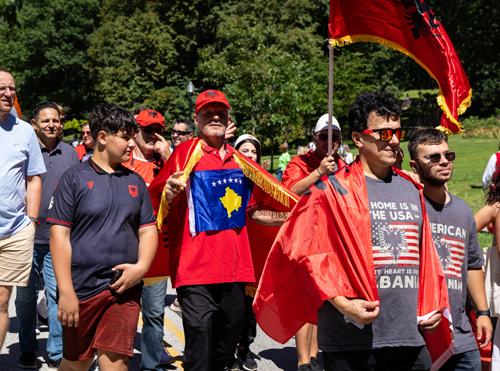 Albanian Garden in the 2025 Parade of Flags