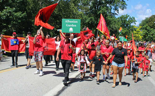 Albanian Garden in the 2025 Parade of Flags