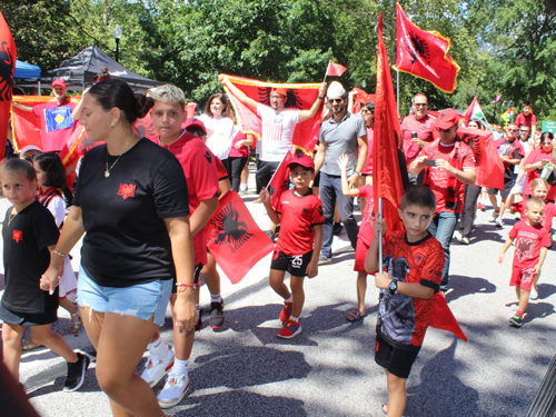 Albanian Garden in the 2025 Parade of Flags
