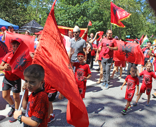 Albanian Garden in the 2025 Parade of Flags