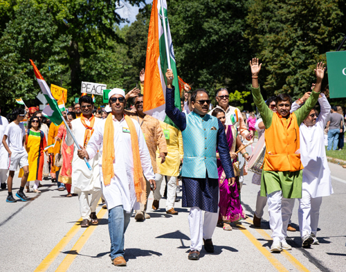 India Cultural Garden in the Parade of Flags on One World Day