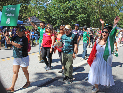 Mexican Garden in Parade of Flags at One World Day 2025