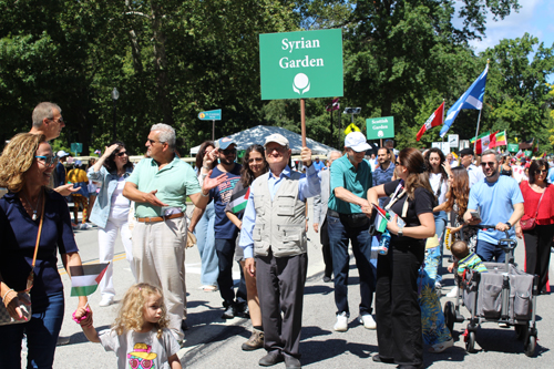 Syrian Cultural Garden in the Parade of Flags on One World Day 2025