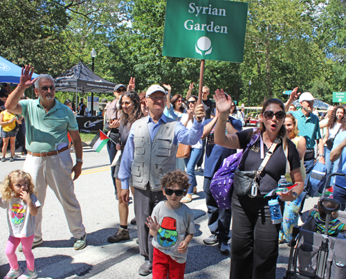 Syrian Cultural Garden in the Parade of Flags on One World Day 2025