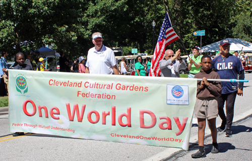 Parade of Flags on One World Day 2024