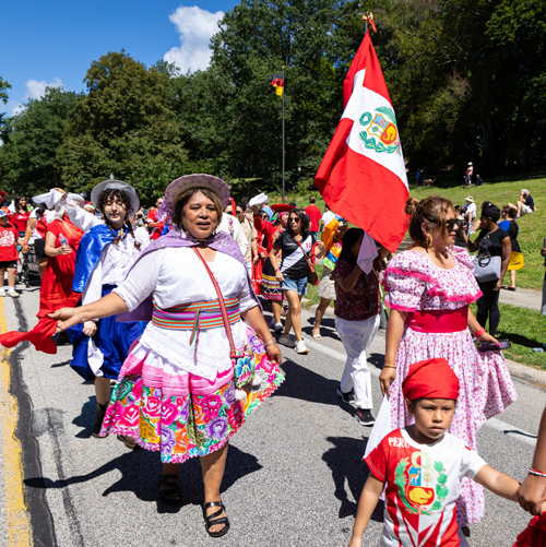 Peruvian Cultural Garden in Parade of Flags on One World Day 2025
