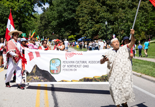 Peruvian Cultural Garden in Parade of Flags on One World Day 2025