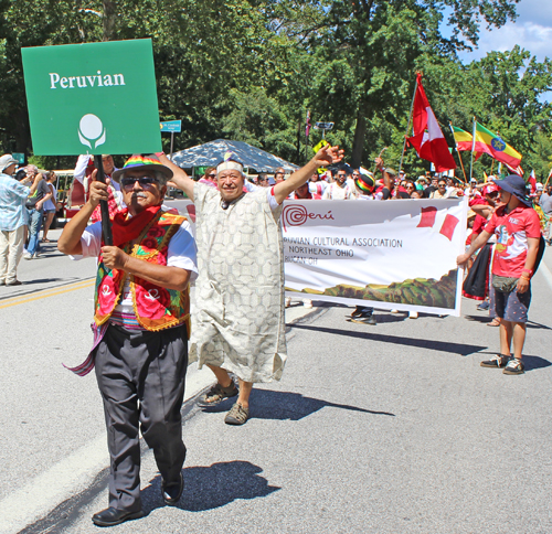 Peruvian Cultural Garden in Parade of Flags on One World Day 2025
