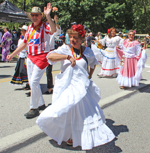 Colombia Cultural Garden in Parade of Flags at One World Day 2025