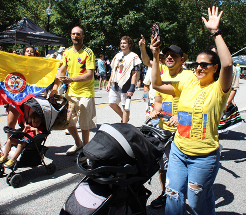 Colombia Cultural Garden in Parade of Flags at One World Day 2025