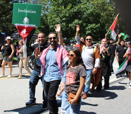 Jordan Community in Parade of Flags at at One World Day