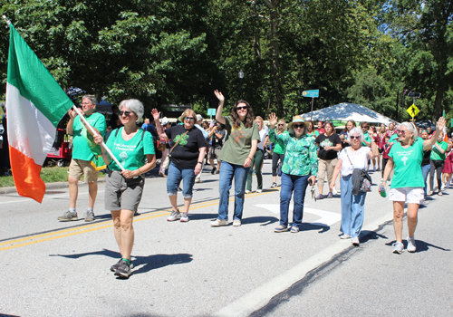 Irish Cultural Garden in the Parade of Flags at One World Day 2025