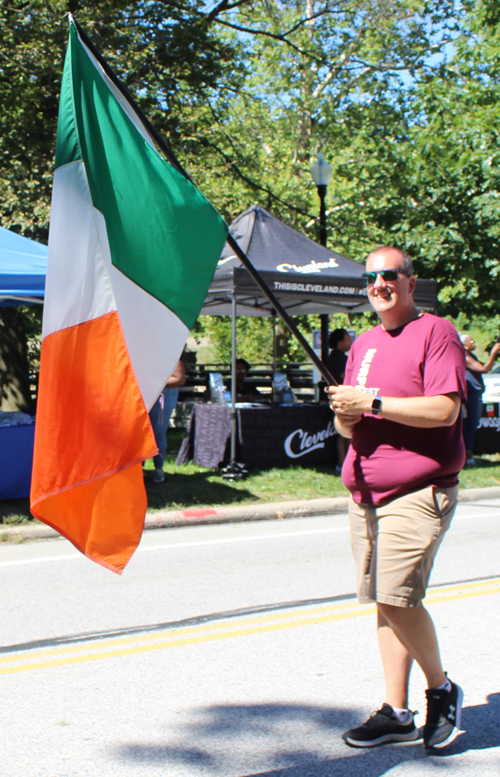 Irish Cultural Garden in the Parade of Flags at One World Day 2025
