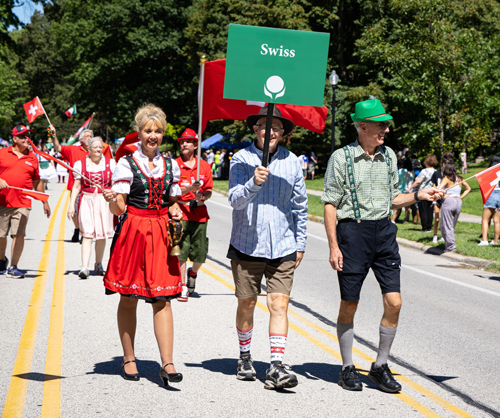 Swiss community in the Parade of Flags on One World Day