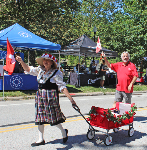 Swiss community in the Parade of Flags on One World Day