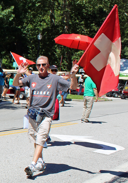 Swiss community in the Parade of Flags on One World Day