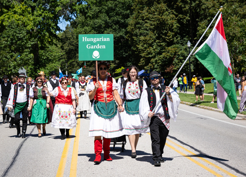 Hungarian Garden in Parade of Flags 2025