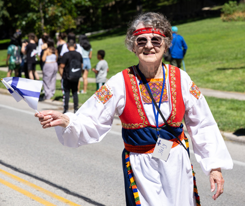 Finnish Cultural Garden in Parade of Flags on One World Day