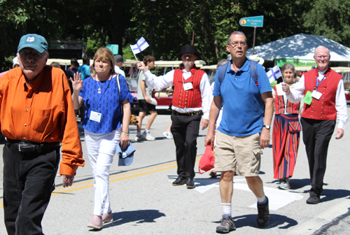 Finnish Cultural Garden in Parade of Flags on One World Day