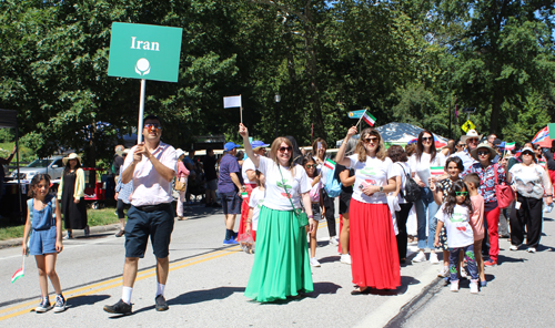 Iranian community in Parade of Flags on One World Day 2025