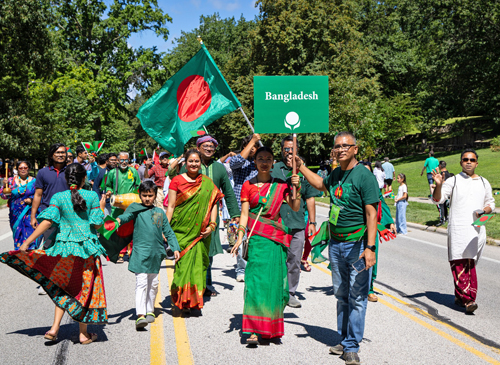 Bangladesh community in Parade of Flags on One World Day 2025