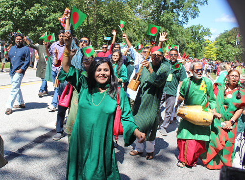 Bangladesh community in Parade of Flags on One World Day 2025