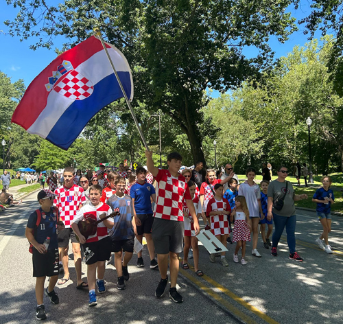 Croatian Cultural Garden in Parade of Flags on One World Day