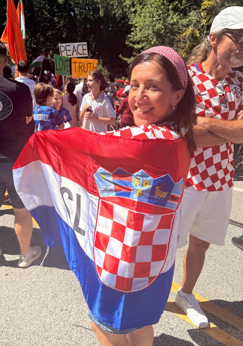 Croatian Cultural Garden in Parade of Flags on One World Day
