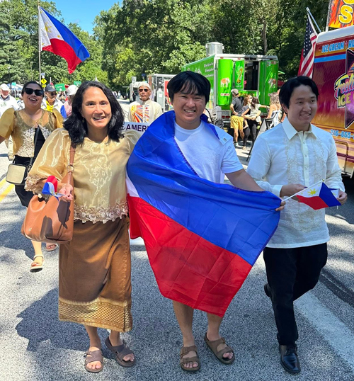 Filipino community in the Parade of Flags on One World Day 2025