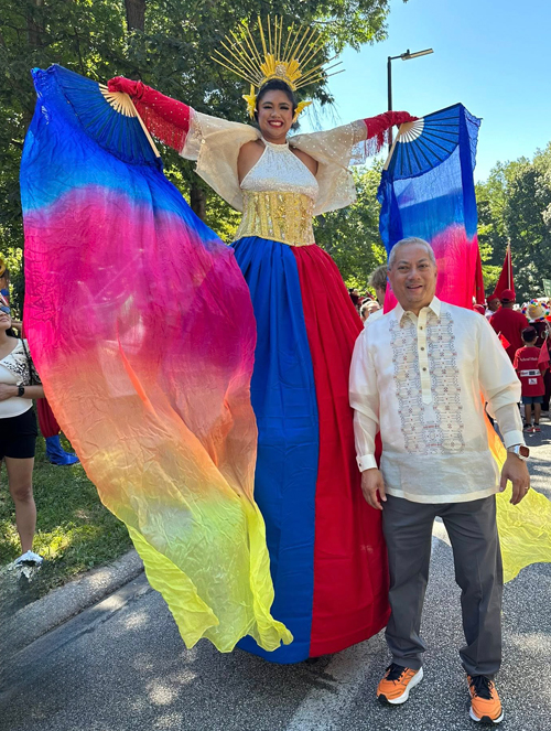 Filipino community in the Parade of Flags on One World Day 2025