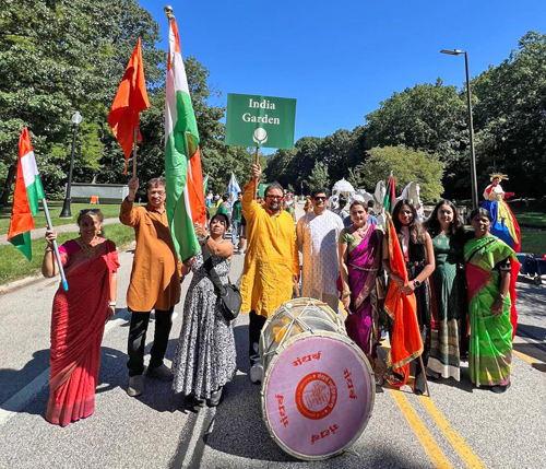 India Cultural Garden in the Parade of Flags on One World Day
