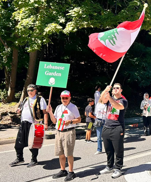 Lebanese Cultural Garden in Parade of Flags on One World Day 2025