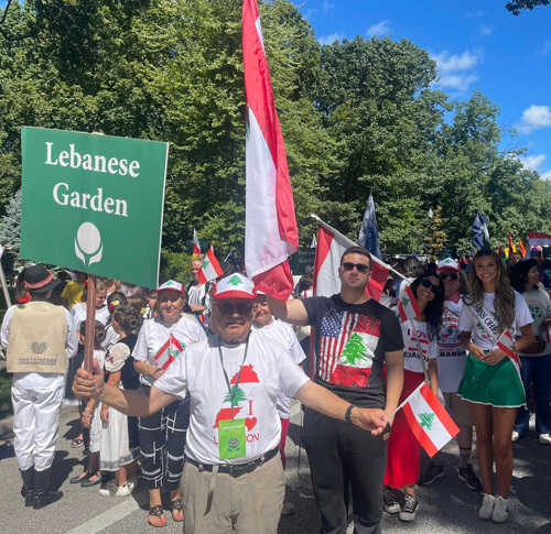 Lebanese Cultural Garden in Parade of Flags on One World Day 2025