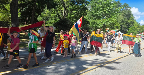 Lithuanian Cultural Garden in 2025 Parade of Flags
