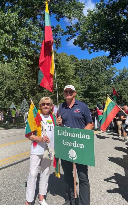 Lithuanian Cultural Garden in 2025 Parade of Flags