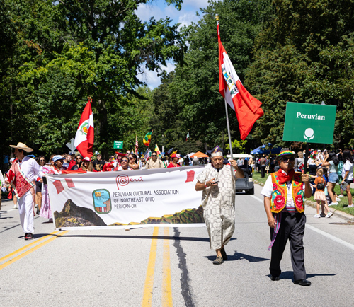 Peruvian Cultural Garden in Parade of Flags on One World Day 2025