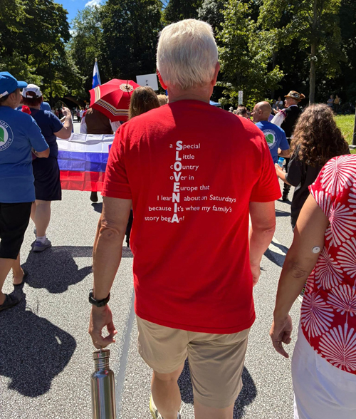 Slovenian Cultural Garden in Parade of Flags at One World Day 2025