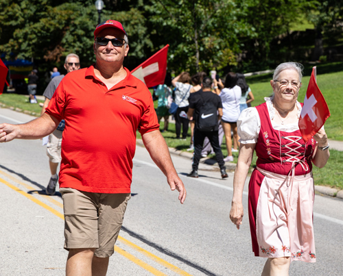 Swiss community in the Parade of Flags on One World Day