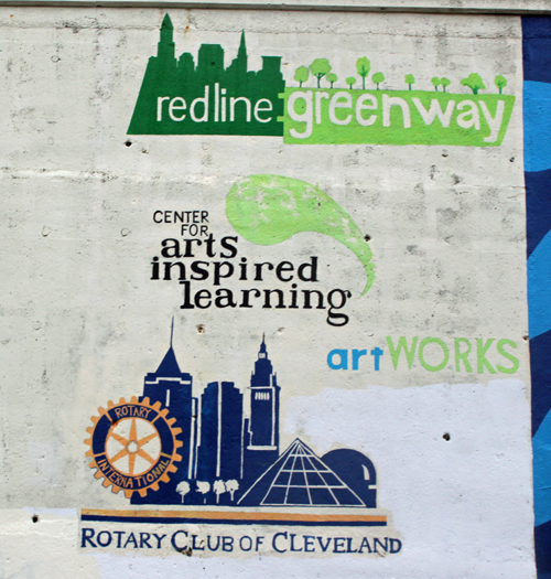 Rotary Club of Cleveland Red Line Greenway Plaza Mural