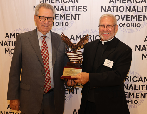 Rocky Perk and Father John Kumse