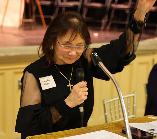 ANM Secretary Valerie Blazey welcomes dignitaries