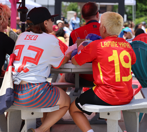 Spanish soccer fan