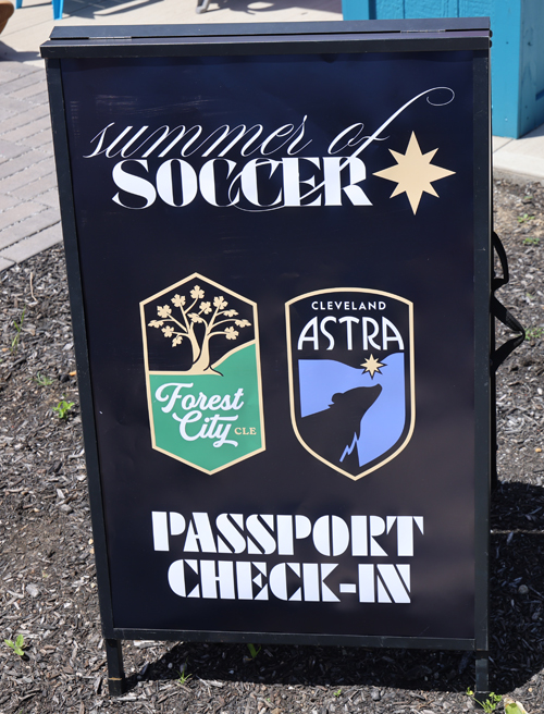 Cleveland Soccer Sign