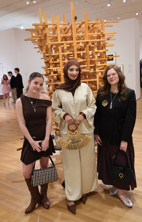 Everyone wanted to pose with C.F.A.O.